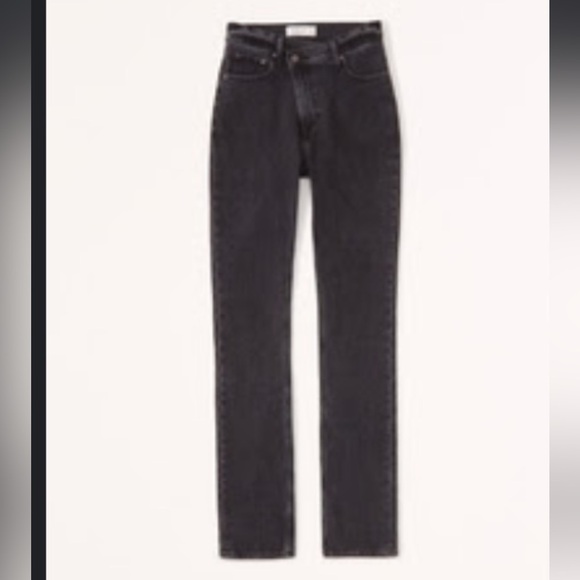 Abercrombie & Fitch Denim - Abercrombie & Fitch Black High Rise Women Jeans